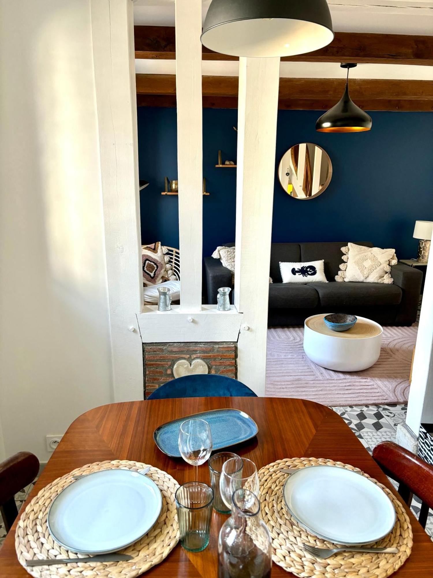 La Petite Ardoise - Maison Au Calme Pour 4 Pers Honfleur Bagian luar foto